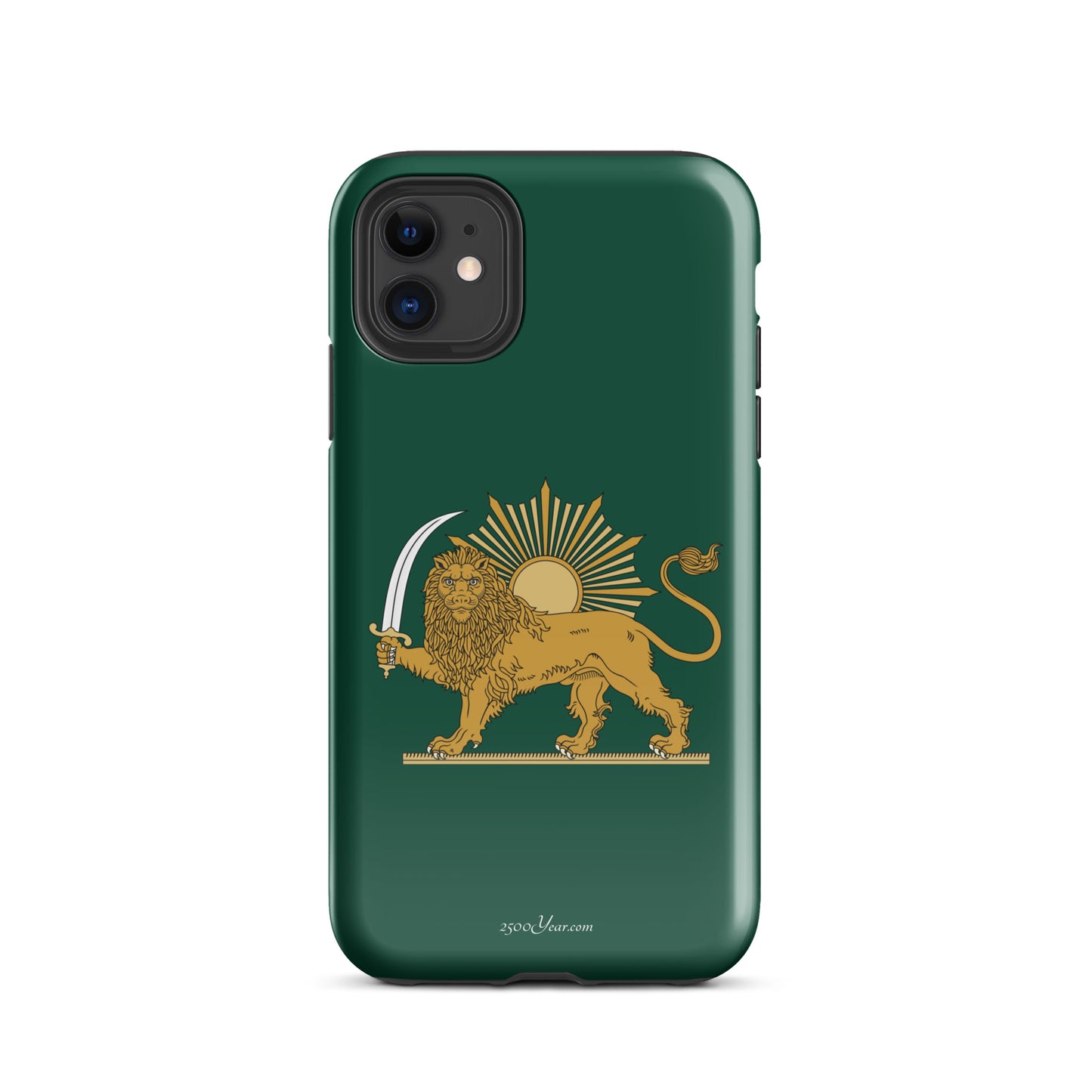 Persian Lion & Sun Case for iPhone® ( Green )