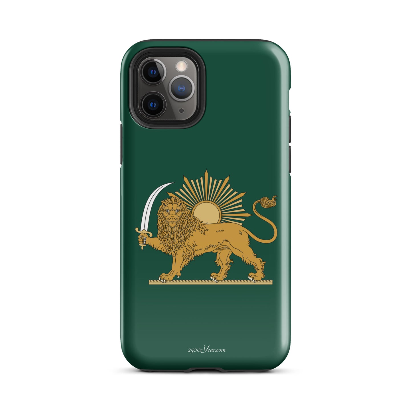 Persian Lion & Sun Case for iPhone® ( Green )