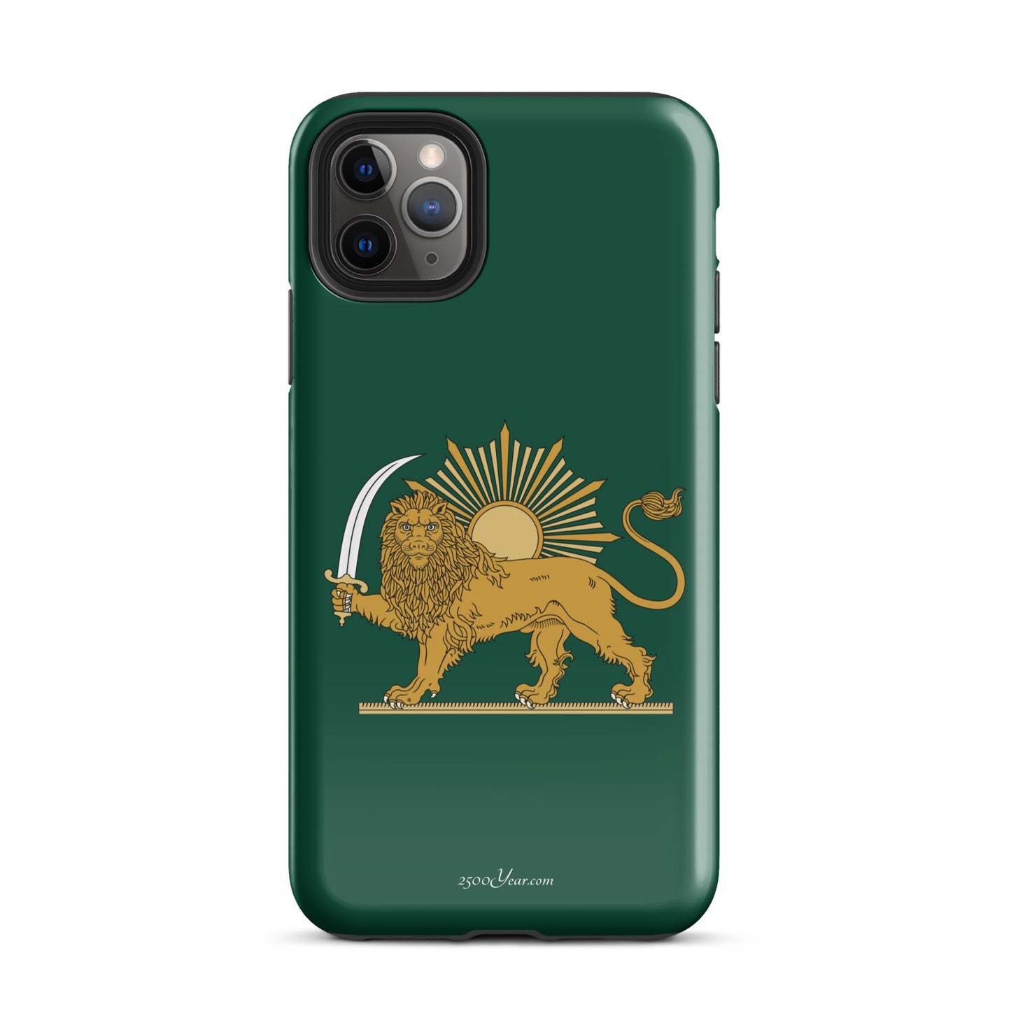 Persian Lion & Sun Case for iPhone® ( Green )