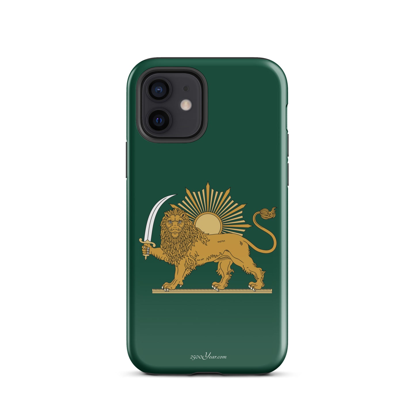 Persian Lion & Sun Case for iPhone® ( Green )