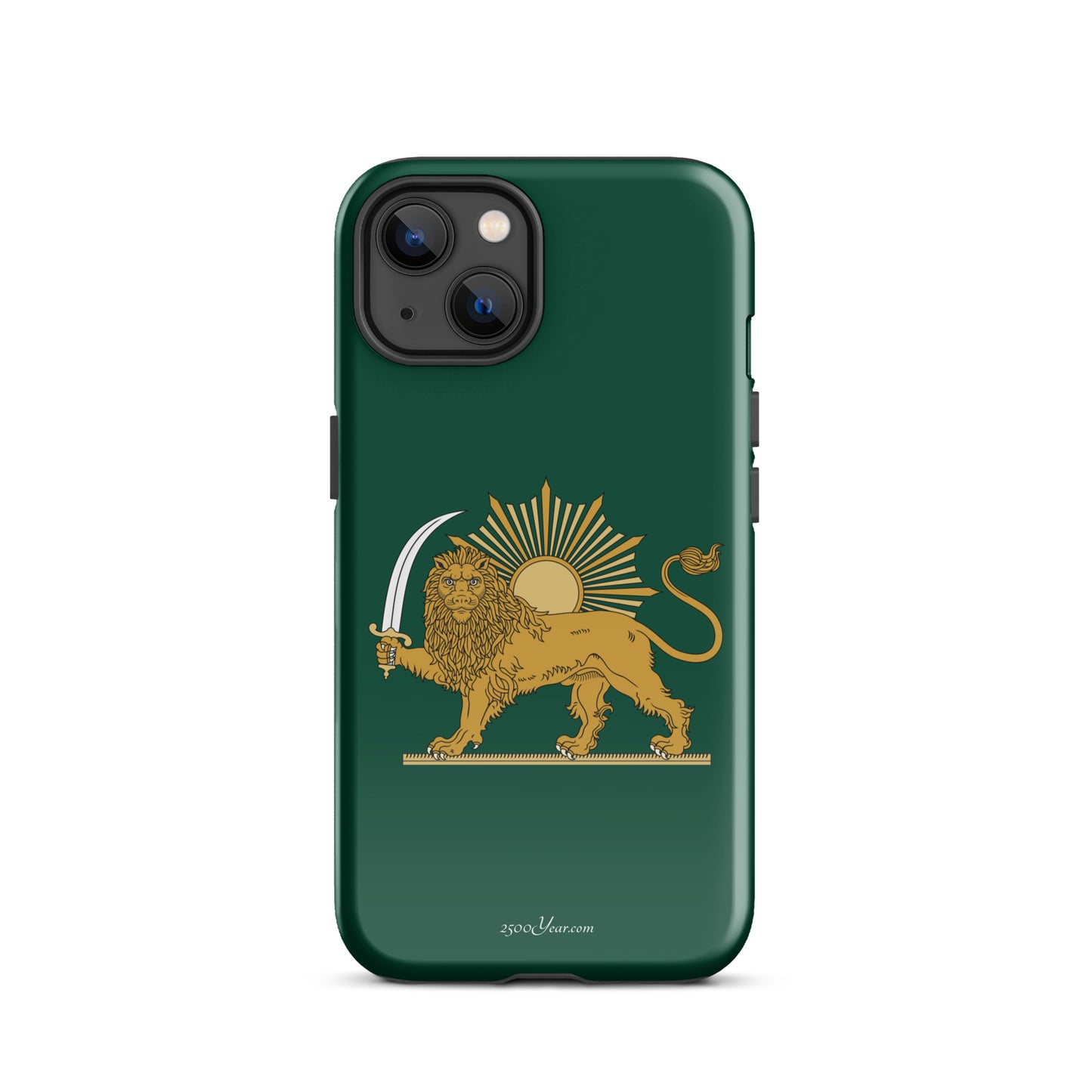 Persian Lion & Sun Case for iPhone® ( Green )