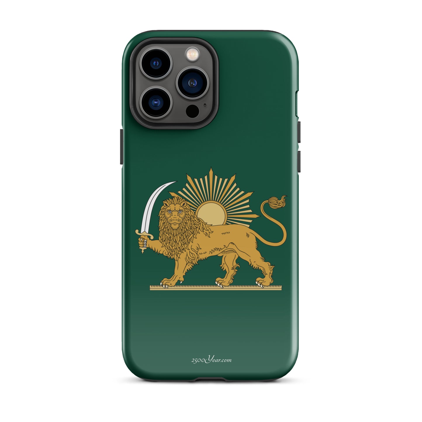 Persian Lion & Sun Case for iPhone® ( Green )