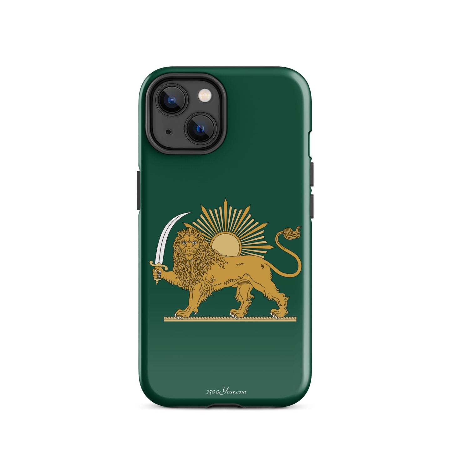 Persian Lion & Sun Case for iPhone® ( Green )