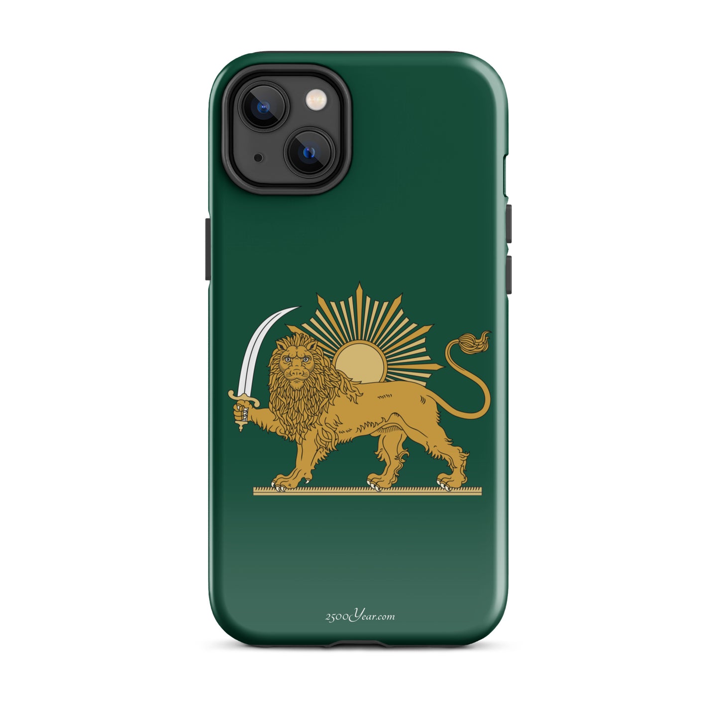 Persian Lion & Sun Case for iPhone® ( Green )