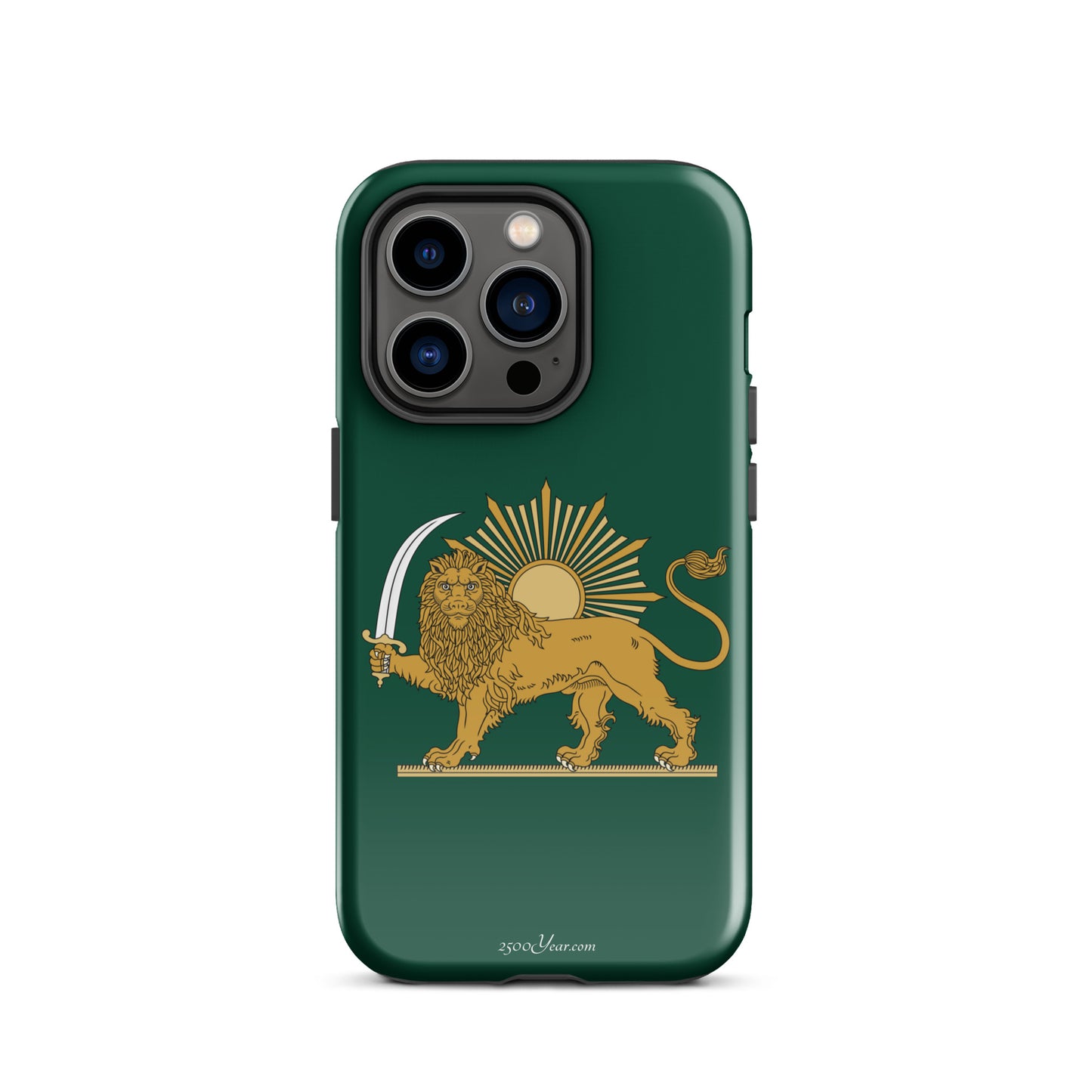 Persian Lion & Sun Case for iPhone® ( Green )