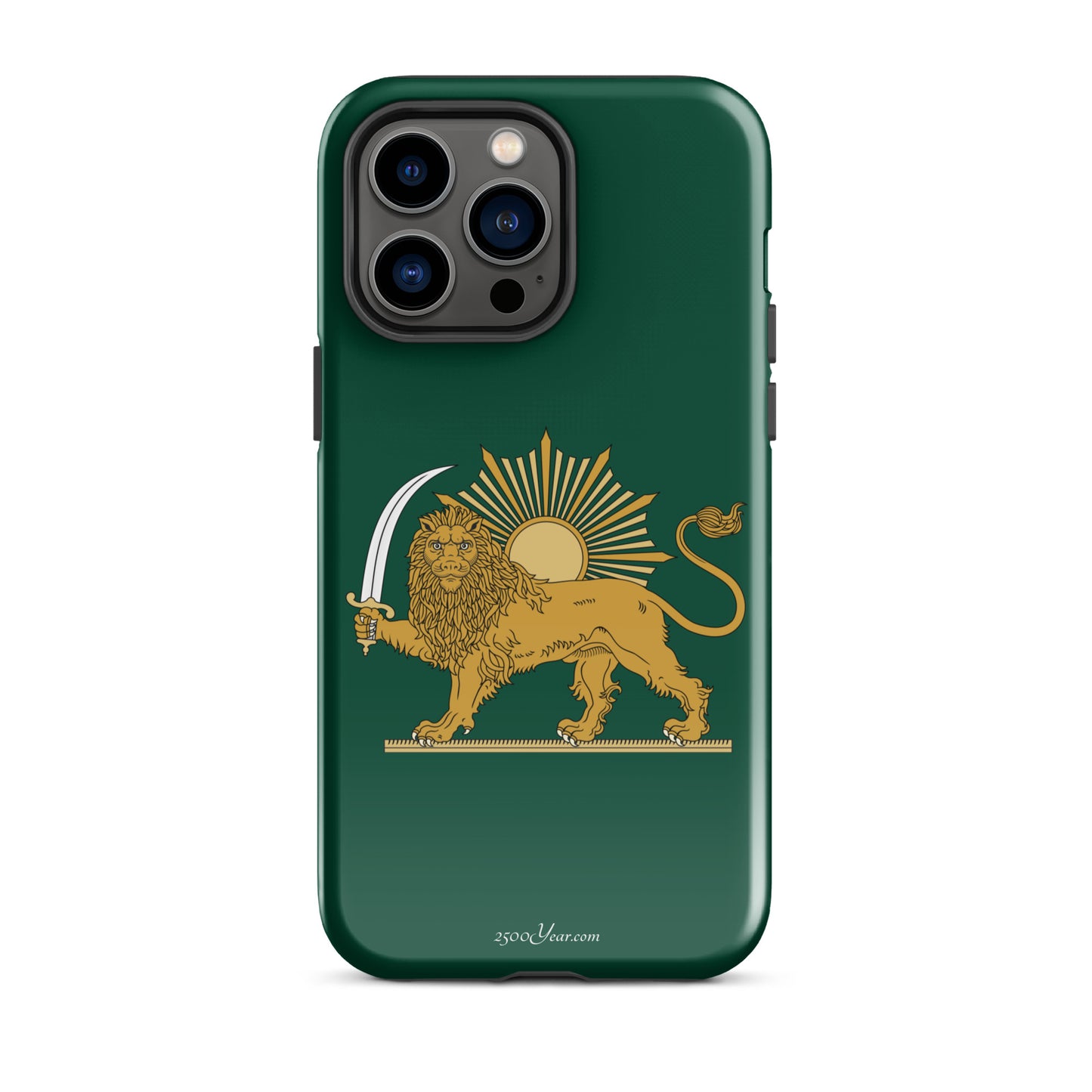 Persian Lion & Sun Case for iPhone® ( Green )