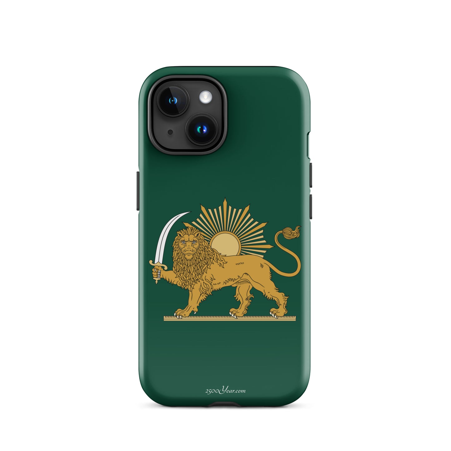 Persian Lion & Sun Case for iPhone® ( Green )