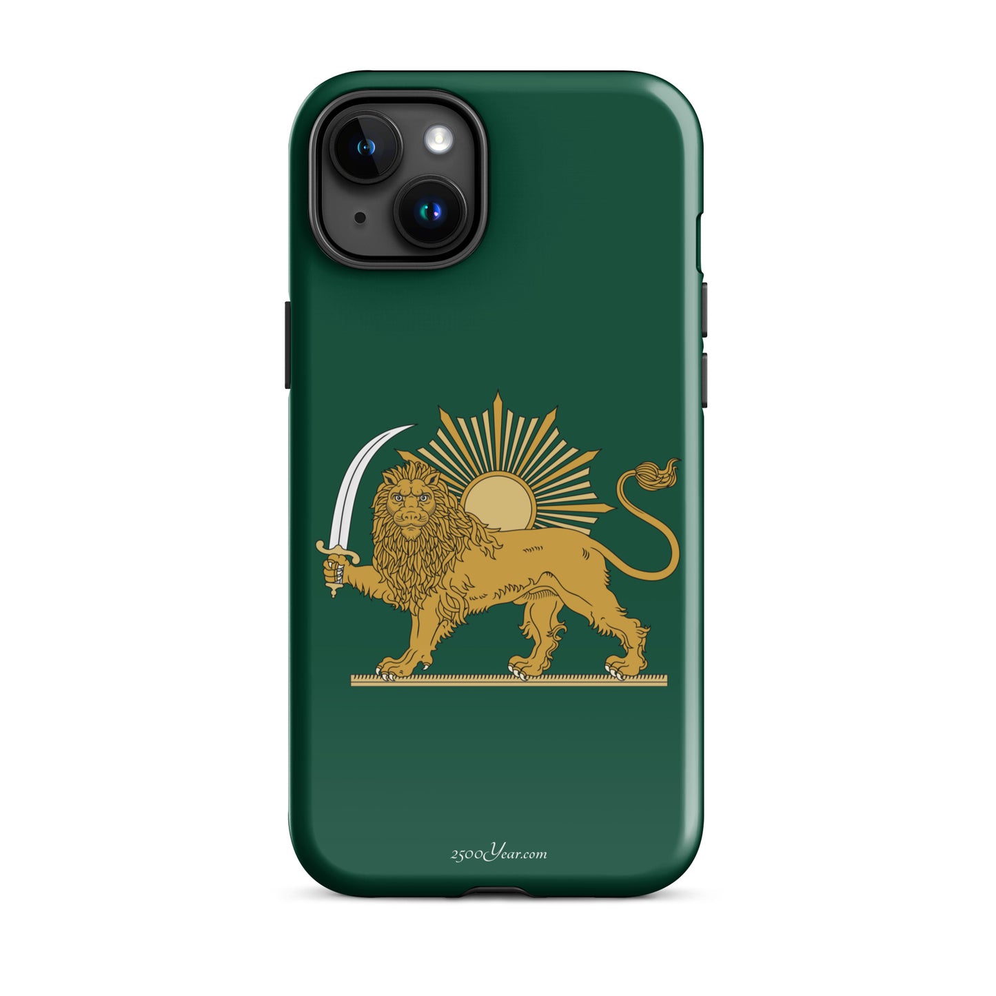Persian Lion & Sun Case for iPhone® ( Green )