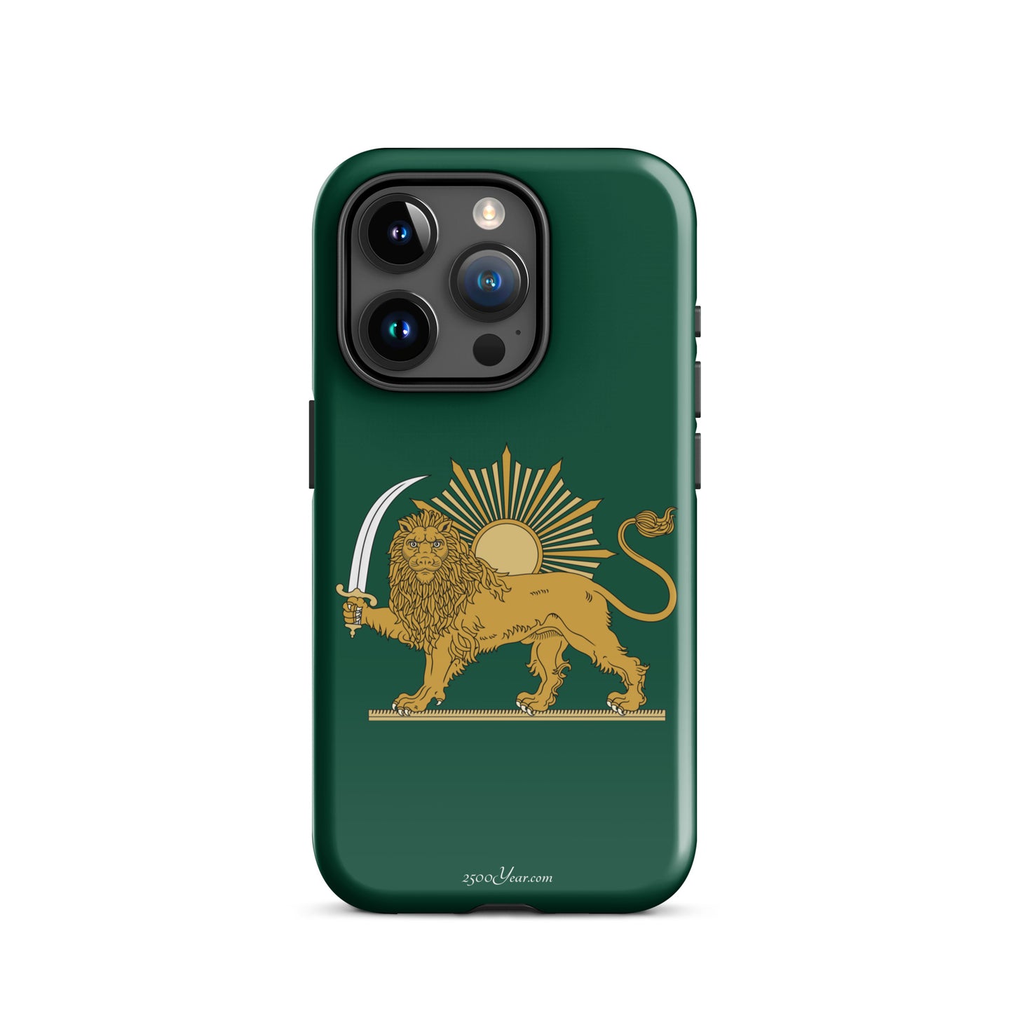 Persian Lion & Sun Case for iPhone® ( Green )