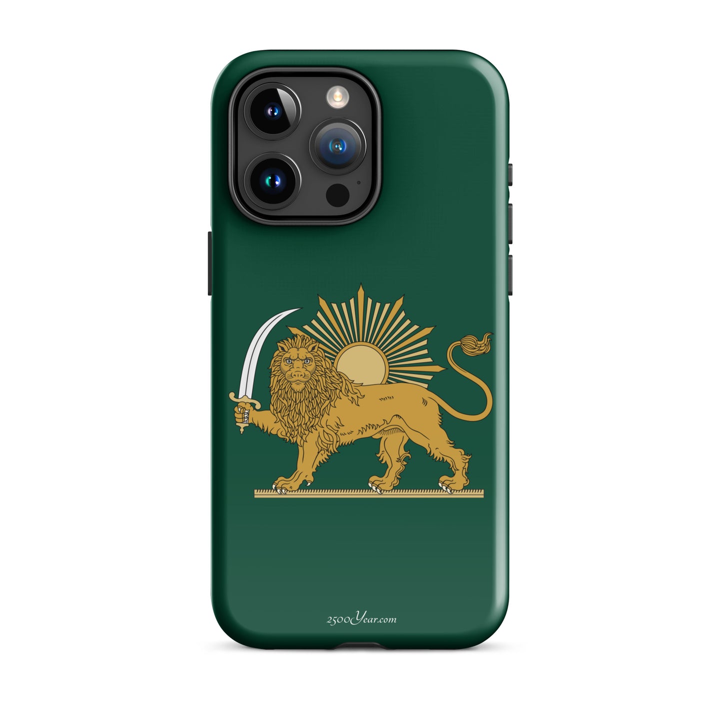 Persian Lion & Sun Case for iPhone® ( Green )