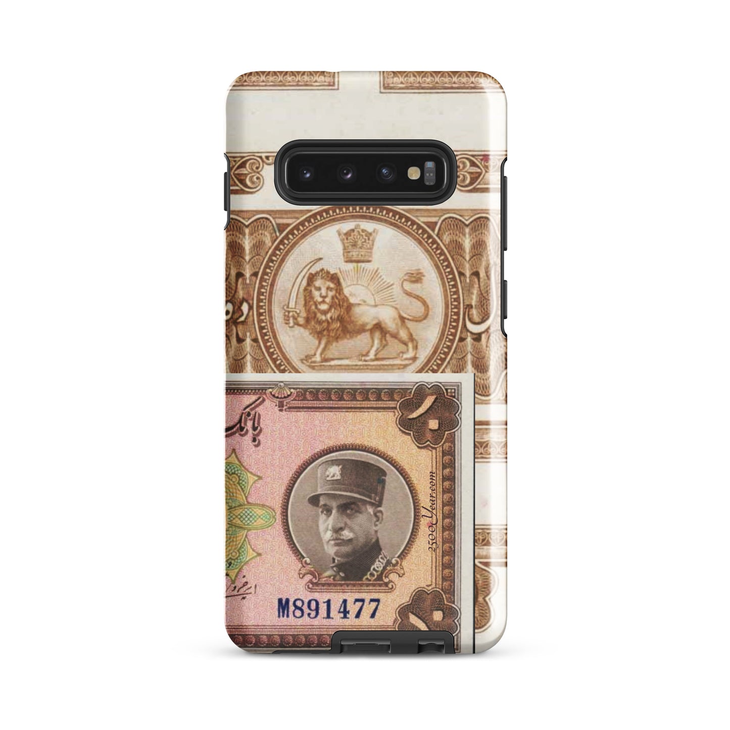 Reza Shah 10 Rials banknote case for Samsung®
