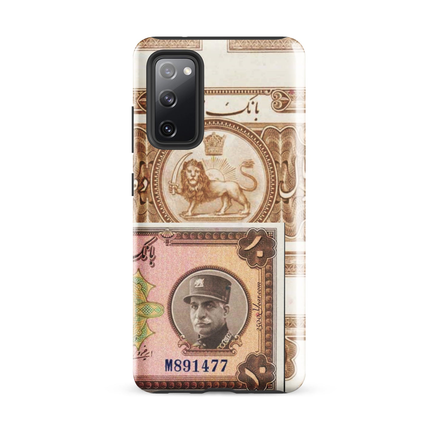 Reza Shah 10 Rials banknote case for Samsung®