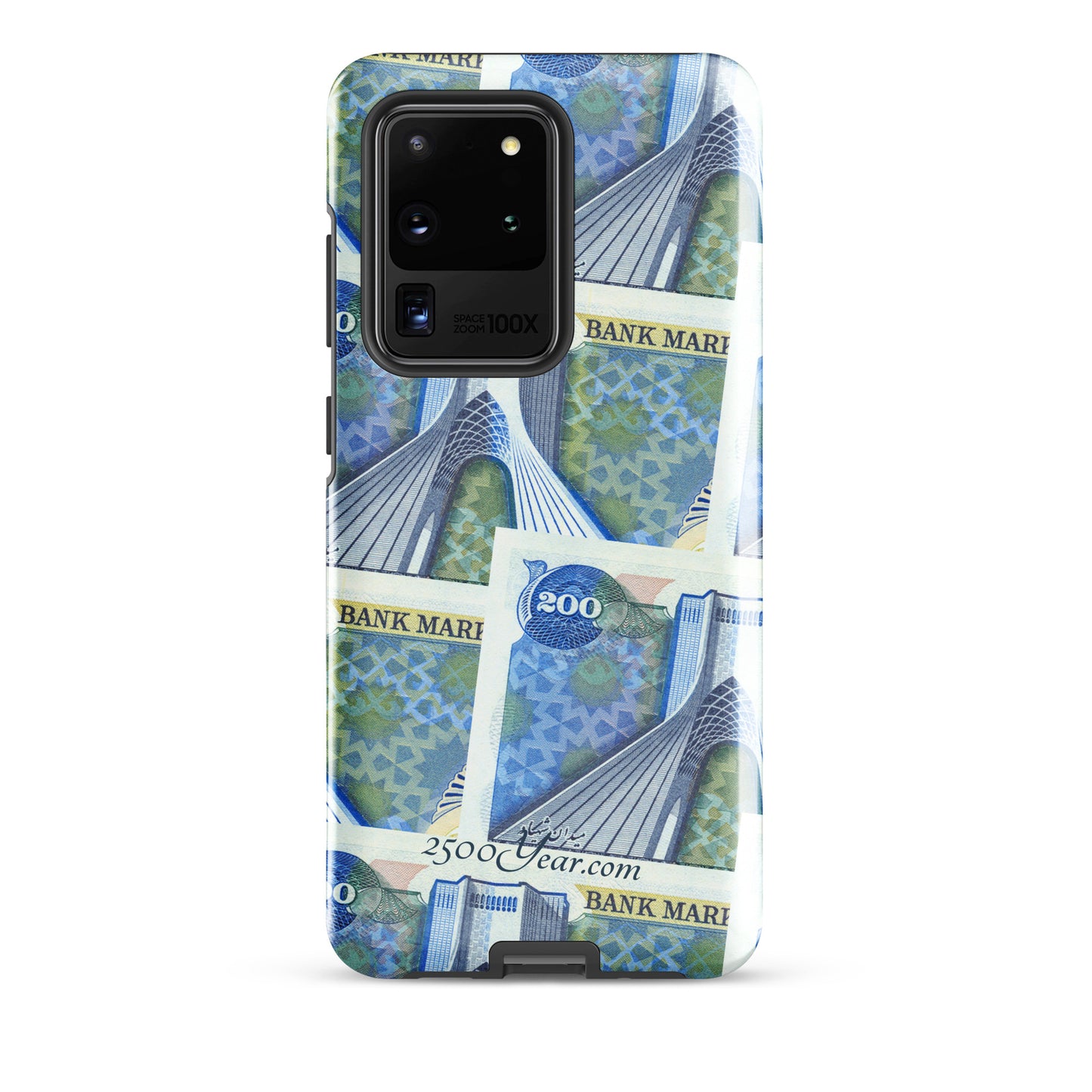 200 Toman Iran Pahlavi Banknote Design case for Samsung®