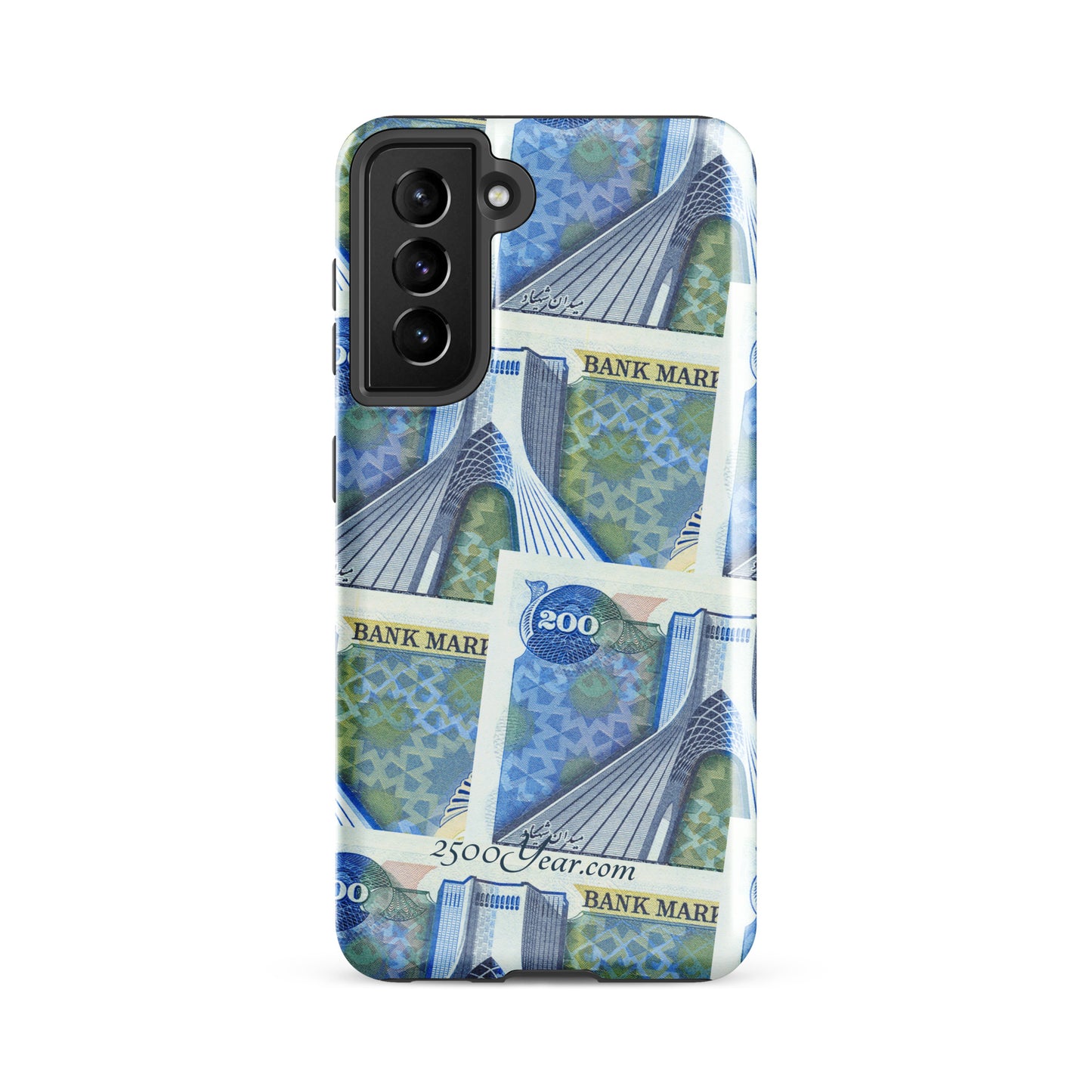 200 Toman Iran Pahlavi Banknote Design case for Samsung®