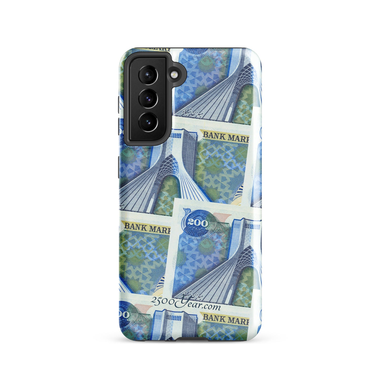 200 Toman Iran Pahlavi Banknote Design case for Samsung®