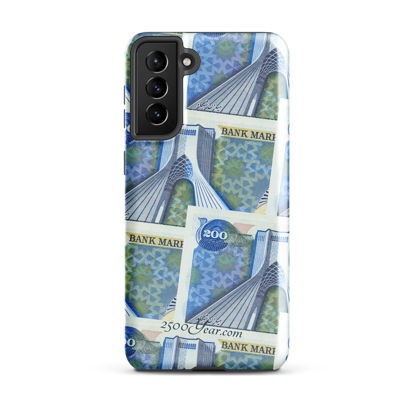 200 Toman Iran Pahlavi Banknote Design case for Samsung®