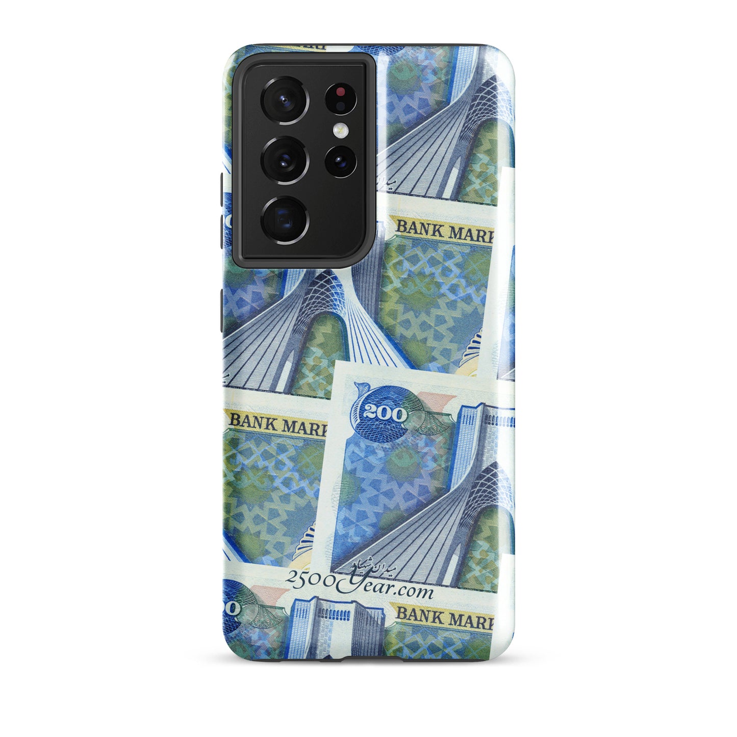 200 Toman Iran Pahlavi Banknote Design case for Samsung®