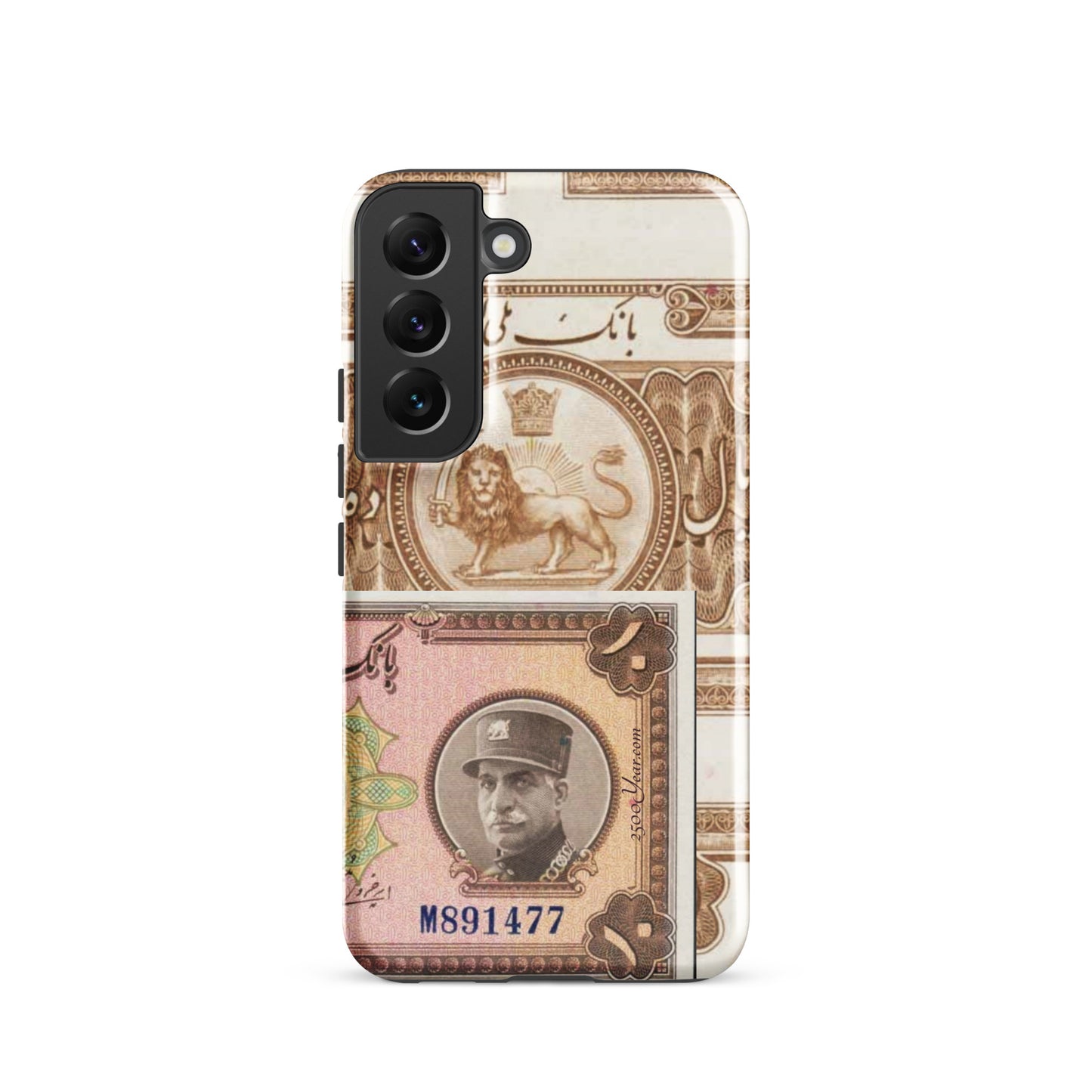 Reza Shah 10 Rials banknote case for Samsung®