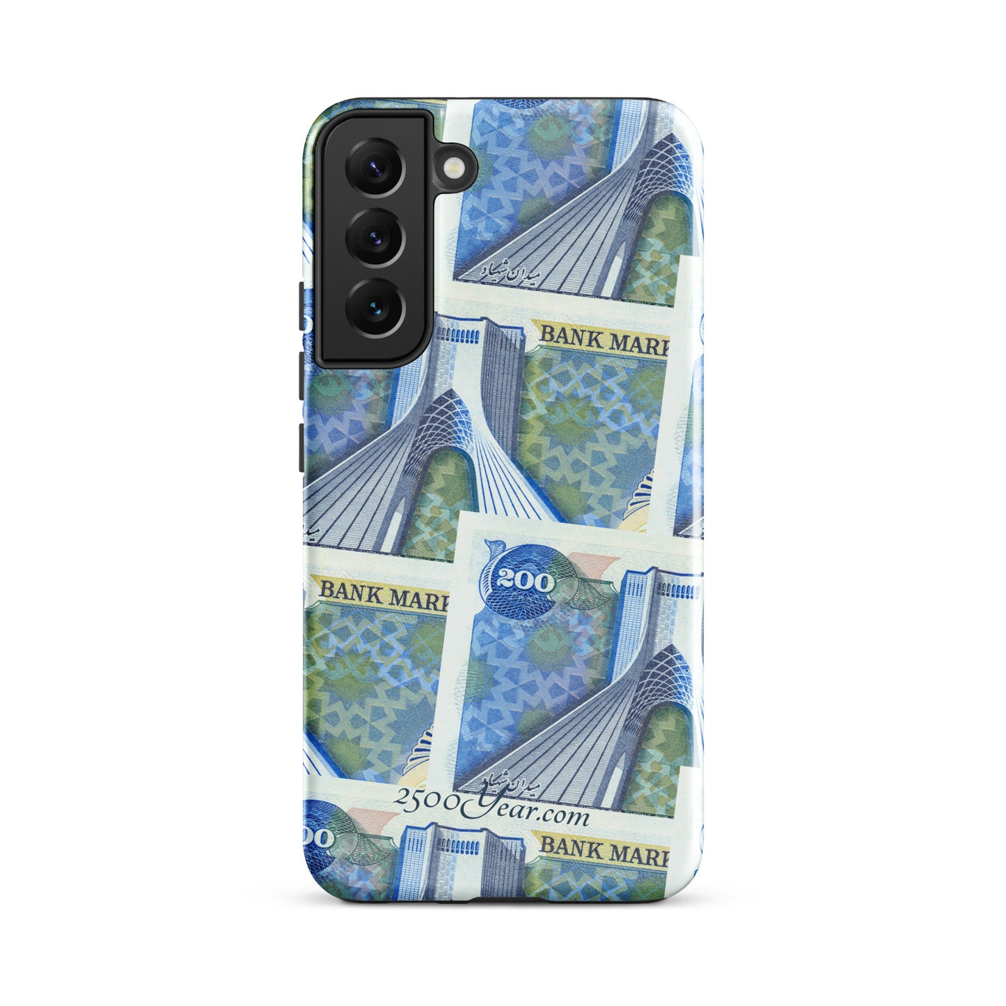 200 Toman Iran Pahlavi Banknote Design case for Samsung®