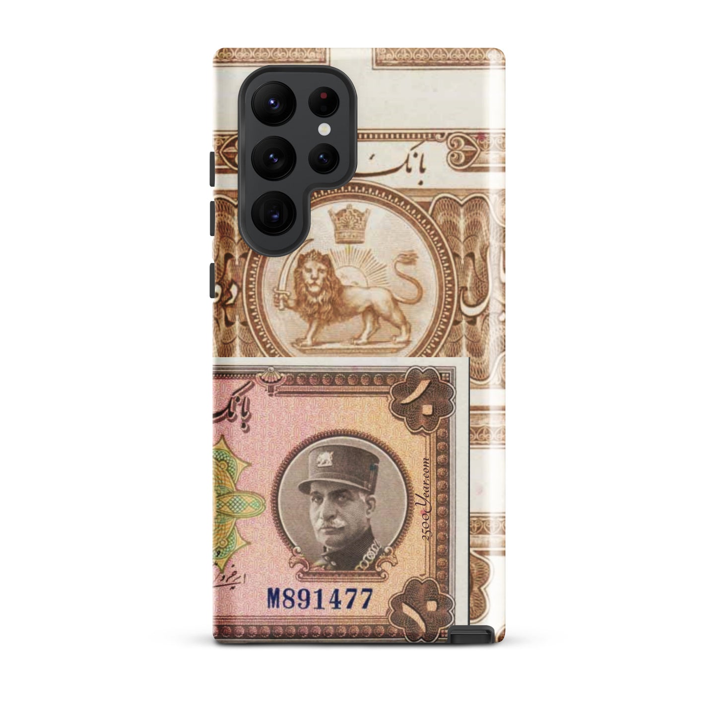 Reza Shah 10 Rials banknote case for Samsung®